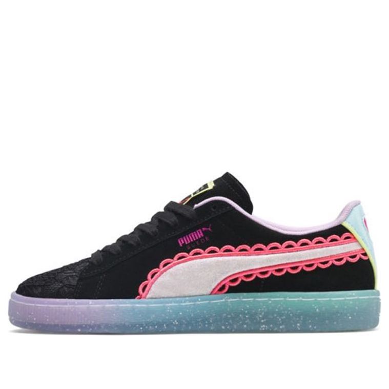 (WMNS) PUMA Sophia Webster x Suede 'Black Fiery Coral' 369516-01