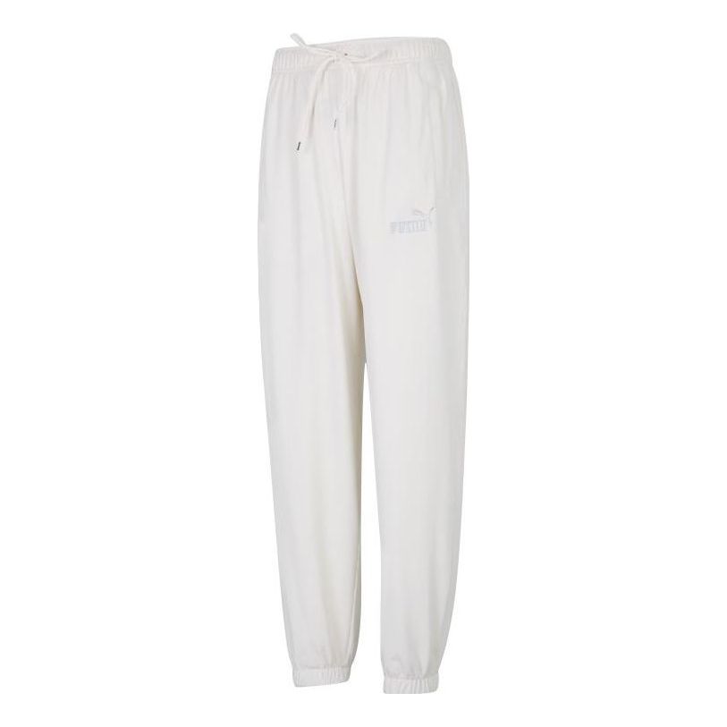 PUMA Casual Track Pants 'White' 671930-65