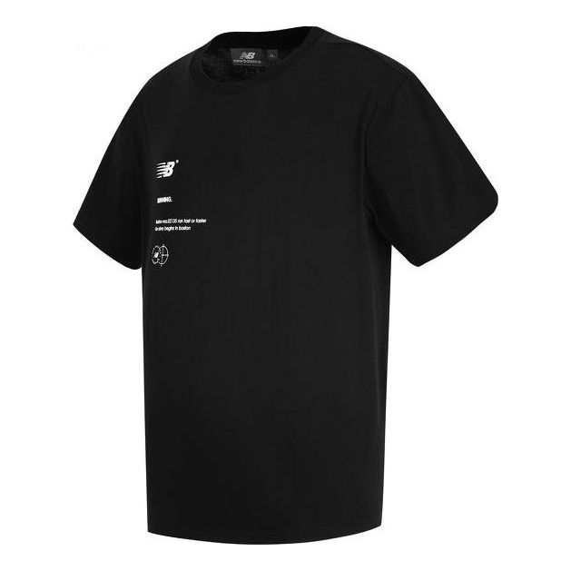 New Balance Logo Print Tee 'Black' 5EC2U863-BK