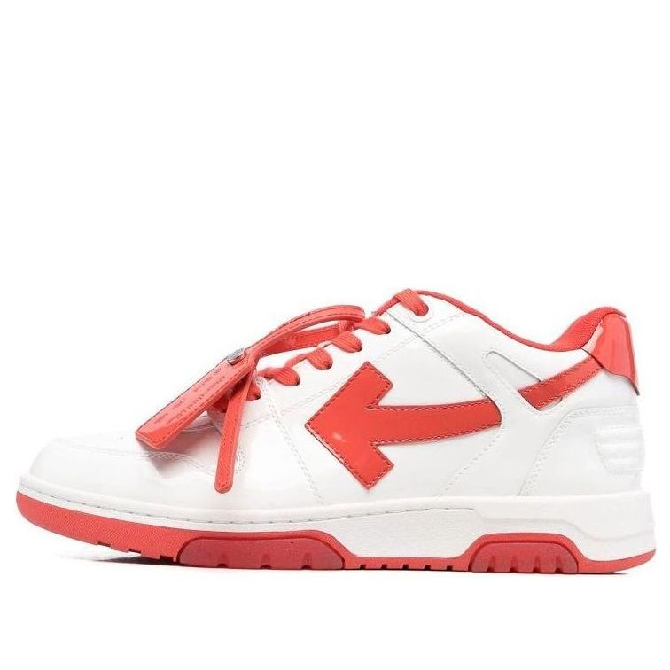 Off-White Out Of Office Low-Top Sneakers 'Red White' OMIA189S22LEA0020125