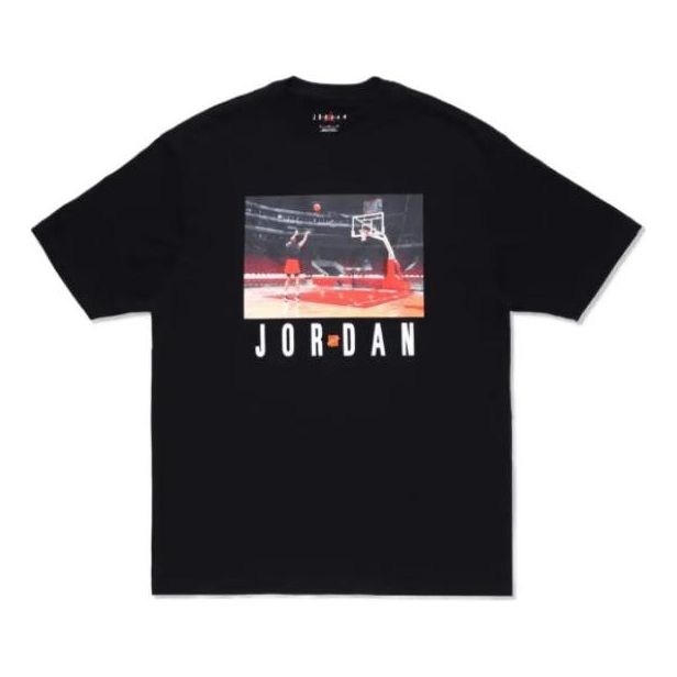 Air Jordan x Undefeated Free Throw Tee 'Black' DX6029-010