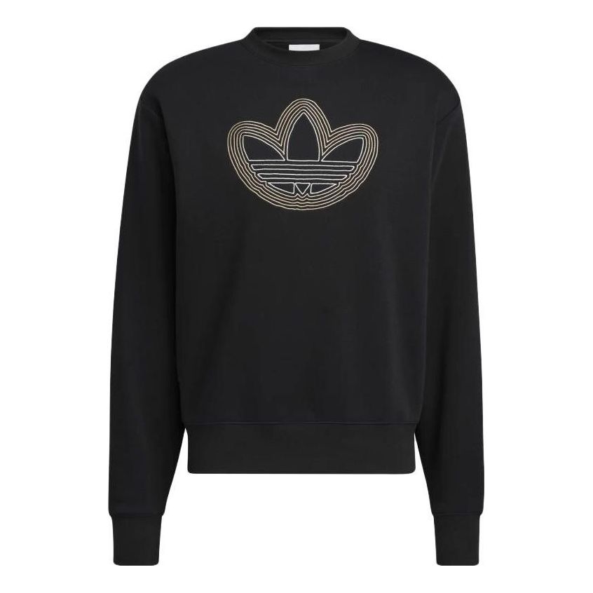 adidas OAC Trefoil Crew Sweatshirt 'Black' HI2975