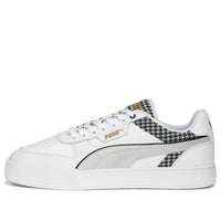 PUMA Caven Dime Houndstooth 'White Black Gold' 389329-01