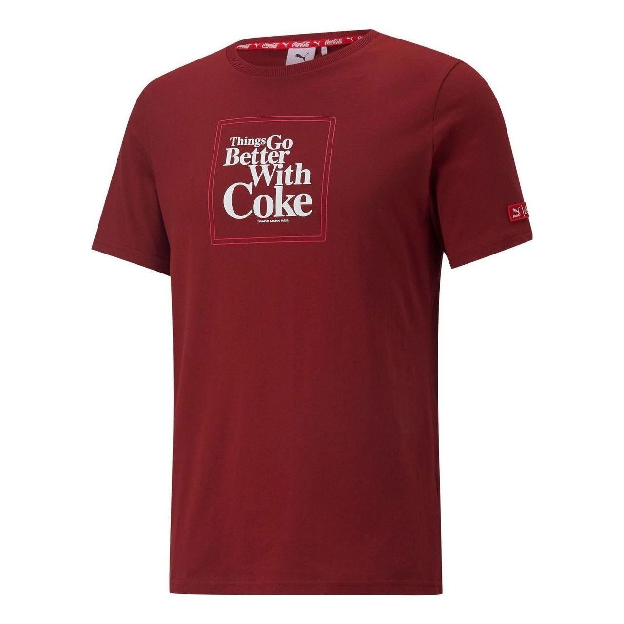 PUMA X Coca Cola Graphic Tee 'Red' 536158-22