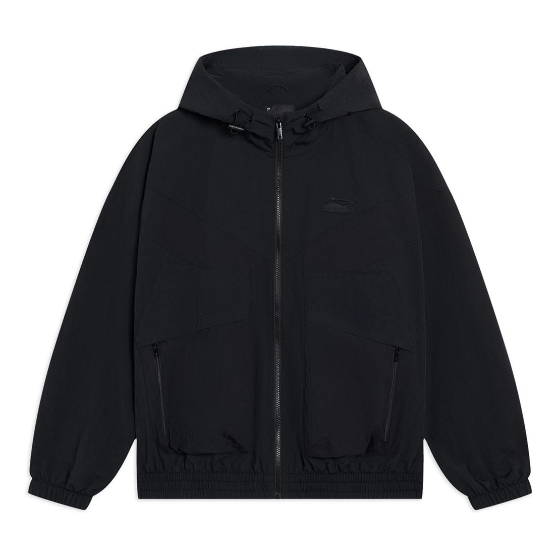 Li-Ning Classic Warm Logo Print Jacket 'Black' AJDT039-6