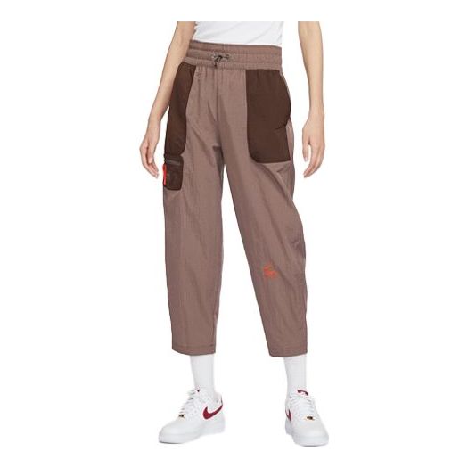 (WMNS) Nike Sportswear City Utility High-Waist Woven Pants 'Brown' DV8033-291