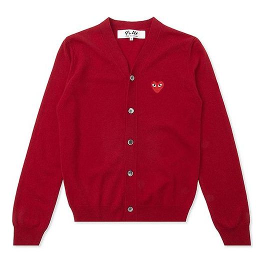 COMME des GARCONS PLAY Cardigan Red Emblem 'Red' AZ-N008-051-5
