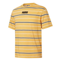 PUMA Modern Basics Advanced Tee Sports Short Sleeve Yellow 847668-37