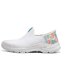 (WMNS) Skechers Go Walk 6 Tropical Bay 'White Multicolor' 124626-WTQ
