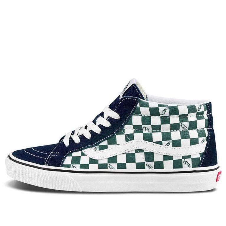 Vans Sk8-mid Checkerboard Green/White VN0A3MV85I9