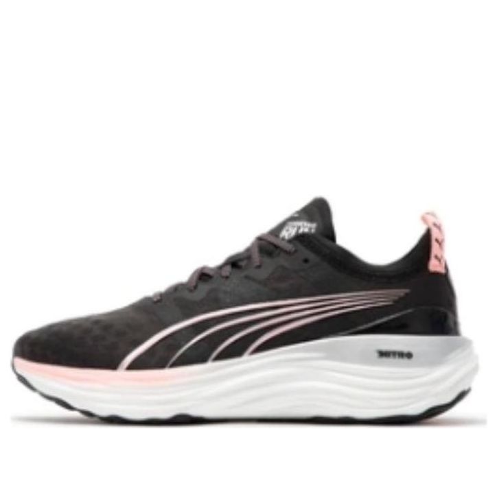 (WMNS) PUMA ForeverRun NITRO Running Shoes 'Black Pink' 377758-08