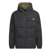 adidas Reversible Down Jacket 'Black Green' IV7569