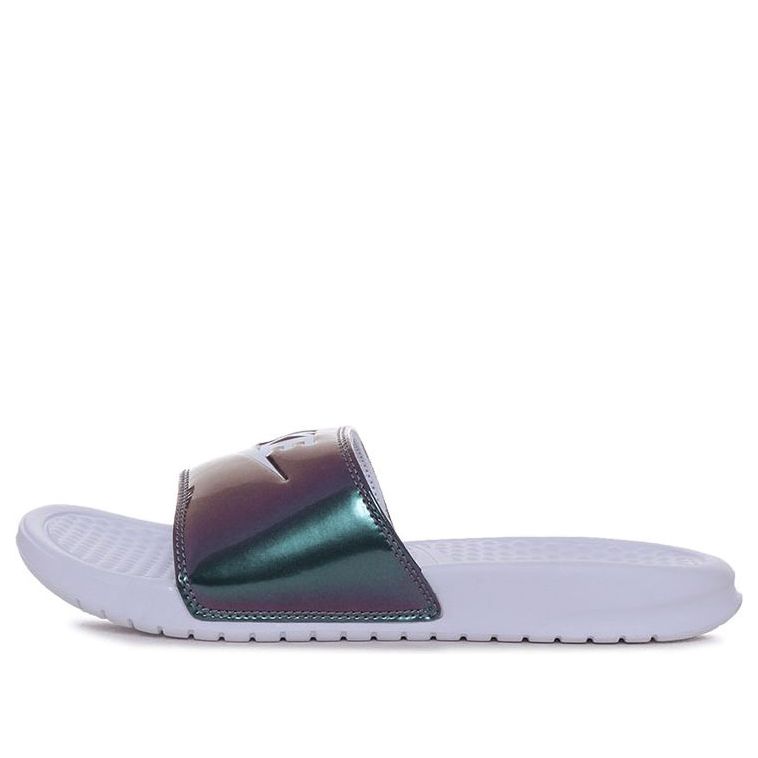 (WMNS) Nike Benassi JDI Print 'Purple White' 618919-107