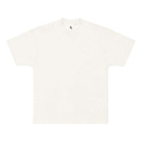 Men's Nike Lab Solo Swoosh Basic Sports Short Sleeve Light Bone White T-Shirt DA0321-072