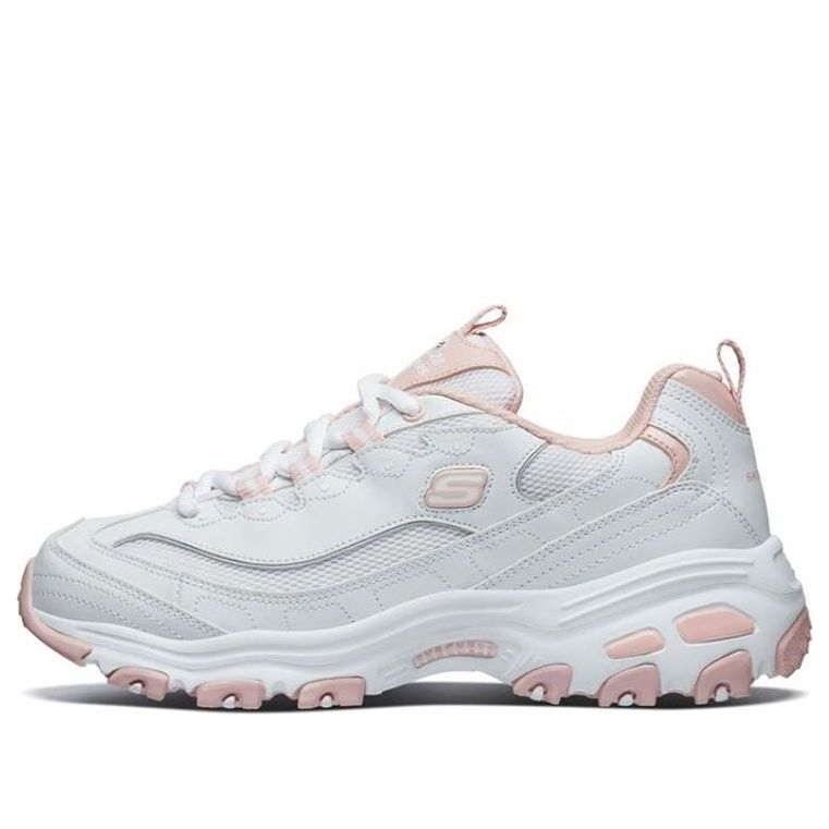 (WMNS) Skechers D'lites 1.0 GS Pink/White 66666214-WPK