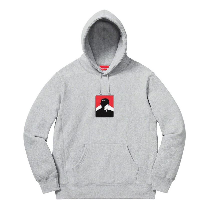 Supreme Portrait Hoodie 'Grey Red Black' SUP-FW20-014