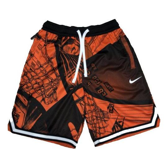 Nike Dri-Fit Nike High School League Comics Elite Basketball Shorts Men's Orange CI9082-890