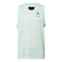 Air Jordan irregular texture Alphabet Printing Mesh Training Sports Vest Mint Green DM1825-379