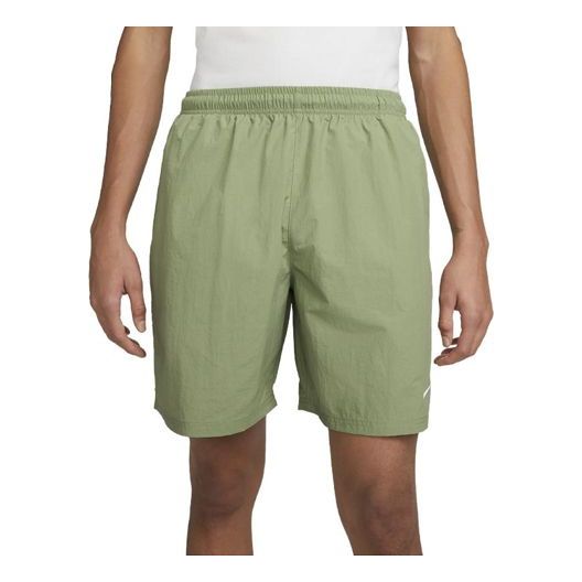 Nike Solo Swoosh Woven Shorts 'Green' DX0750-386