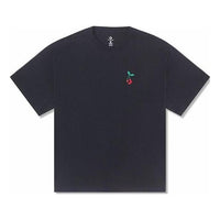 Converse Loose Fit Star Chevron Cherry Tee 'Black' 10025237-A01