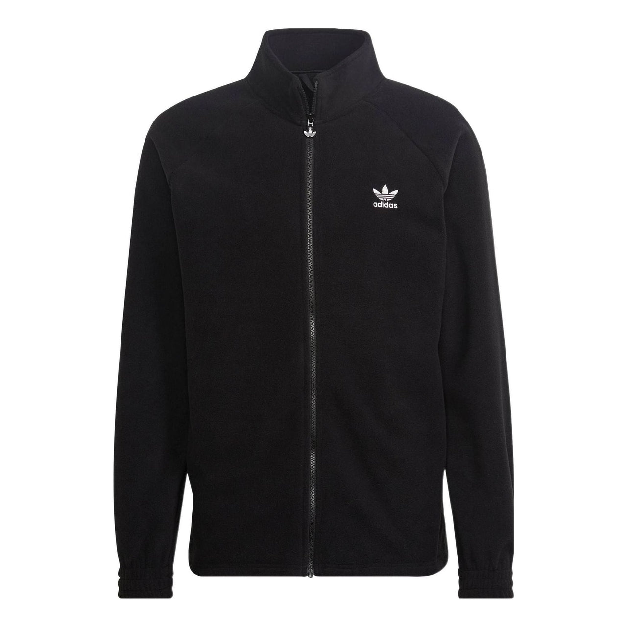 adidas originals Adicolor Classics Trefoil Teddy Fleece Jacket 'Black' HK7295