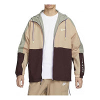 Nike Sportswear Woven Hooded Jacket Asia Sizing 'Hemp' HF6170-200