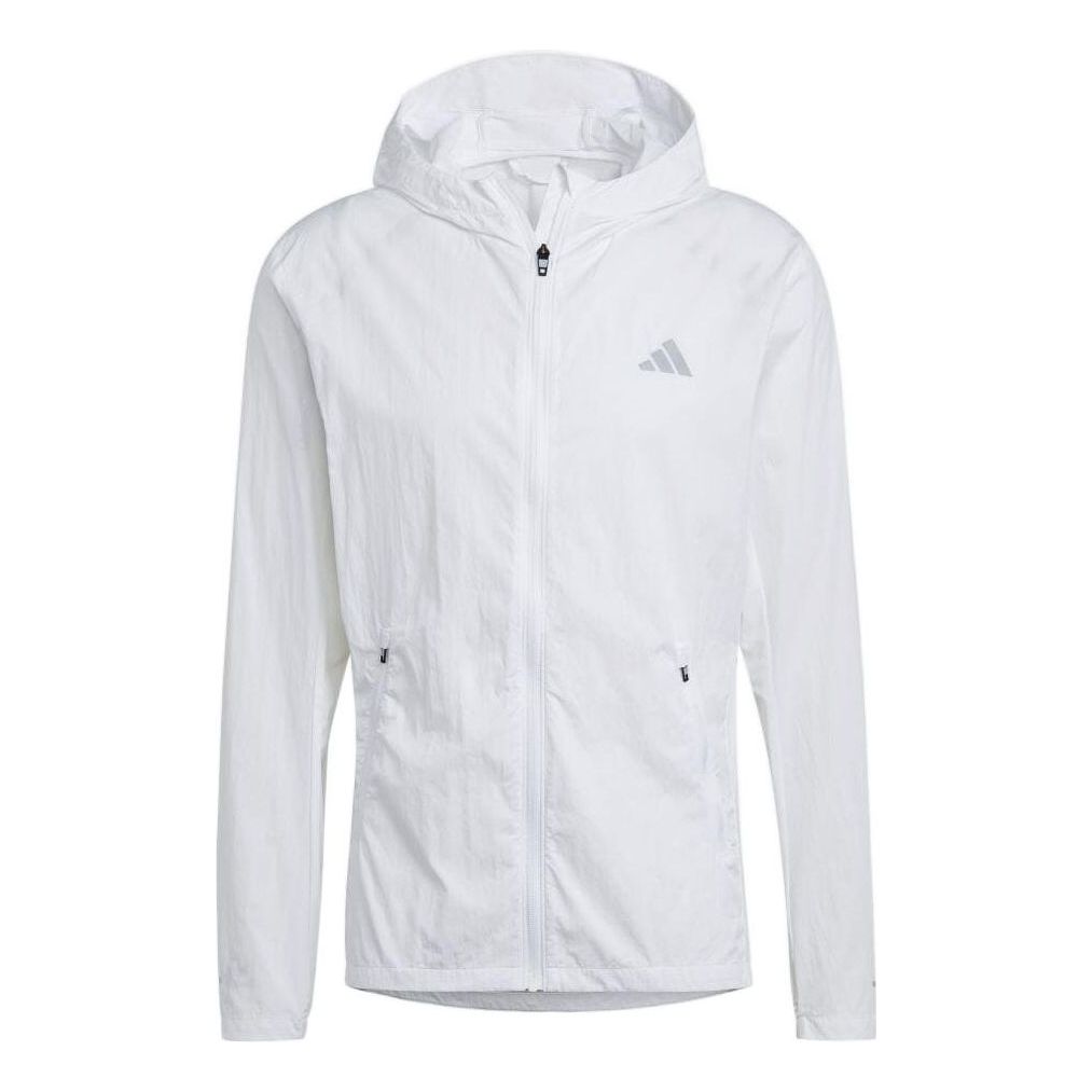 adidas Marathon Warm-Up Running Jacket 'White' IB8265