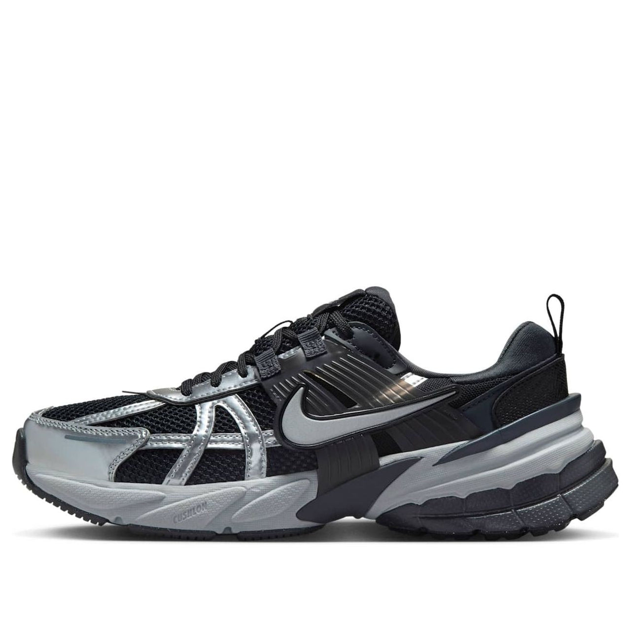 (WMNS) Nike V2K Run 'Black Metallic Silver' FD0736-005