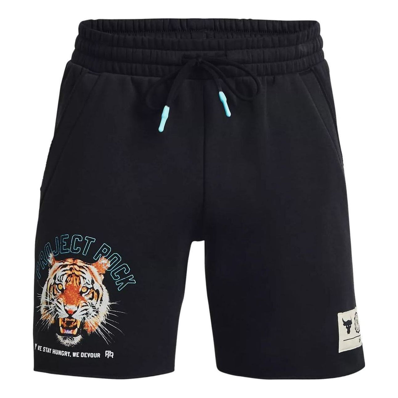 Under Armour Project Rock Rival Solid Shorts 'Black' 1377808-001