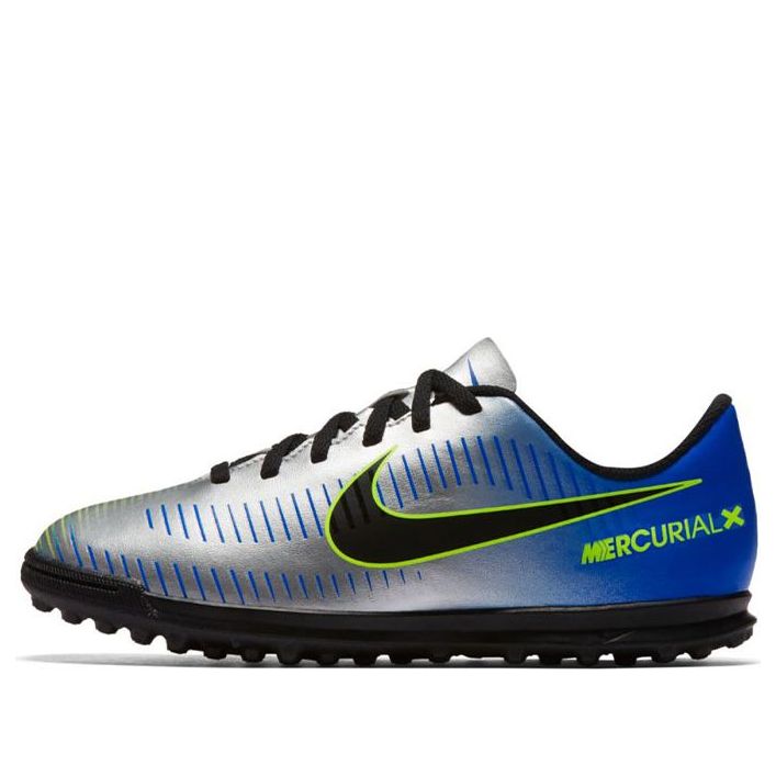 (GS) Nike JR Mercurialx Victory 6 TF 'Silver Blue' 921497-407