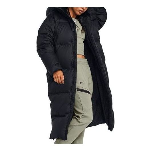 (WMNS) Under Armour ColdGear Infrared Down Puffer Parka 'Black' 1378857-001