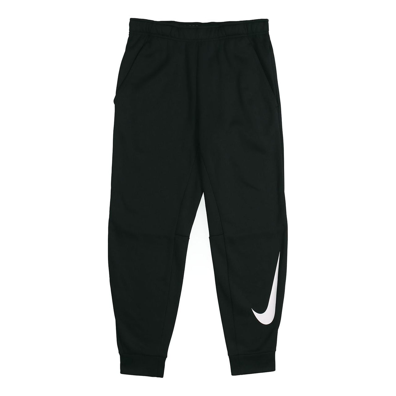 Nike Therma Tapered Swoosh Fleece Lined Sports Training Long Pants Black 932258-010