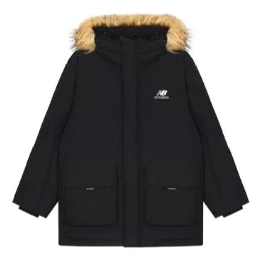 New Balance Color Block Down Jacket 'Black' AMJ23355-BK