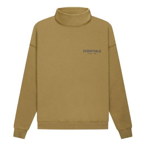 Fear of God Essentials FW21 Pullover Mock Neck Sweatshirt 'Amber' FOG-FW21-012