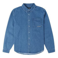 Converse Oxford Long Sleeve Denim Shirt 'Indigo Blue' 10025071-A01