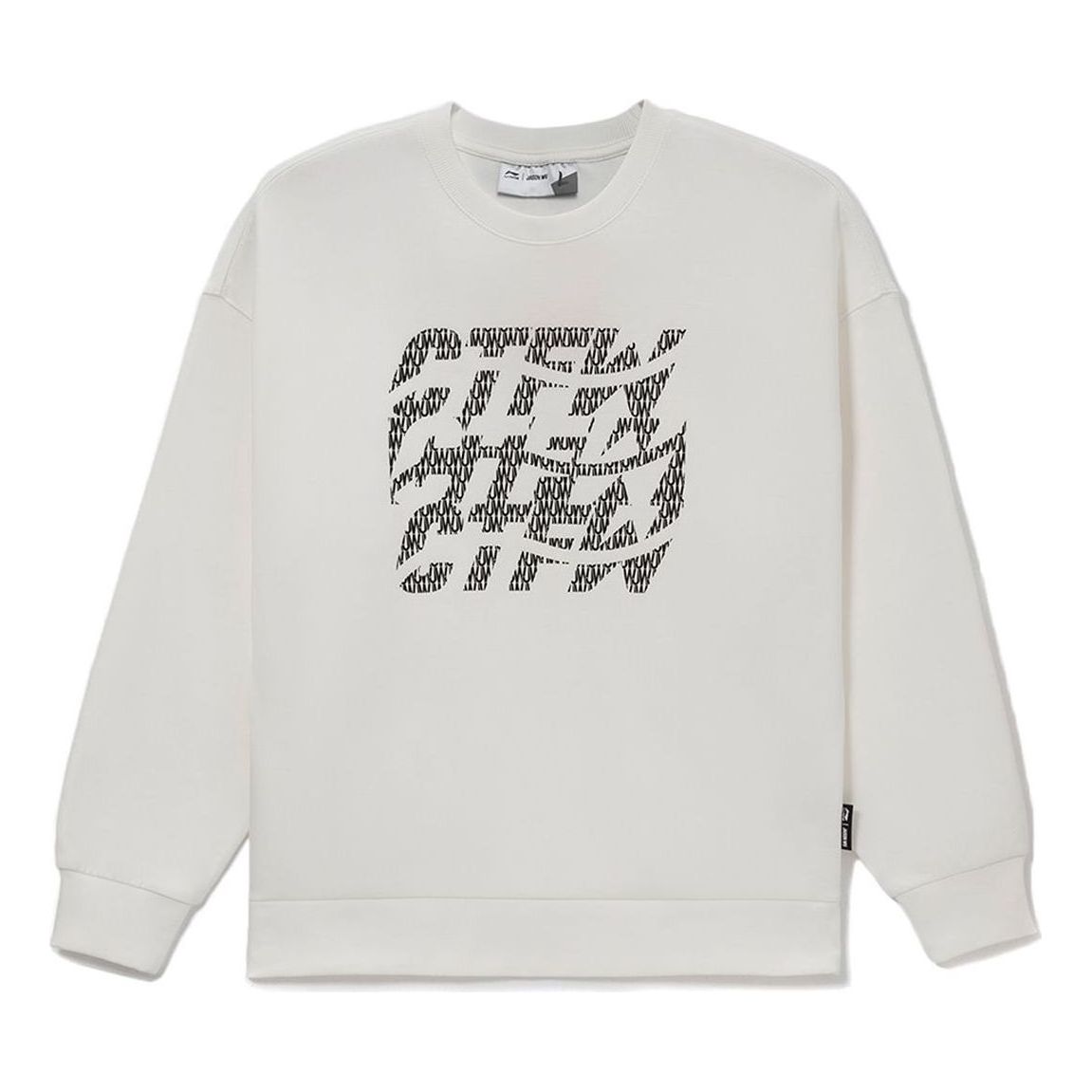 Li-Ning x JASON WU Counterflow Graphic Sweatshirt 'Beige' AWDRH08-1
