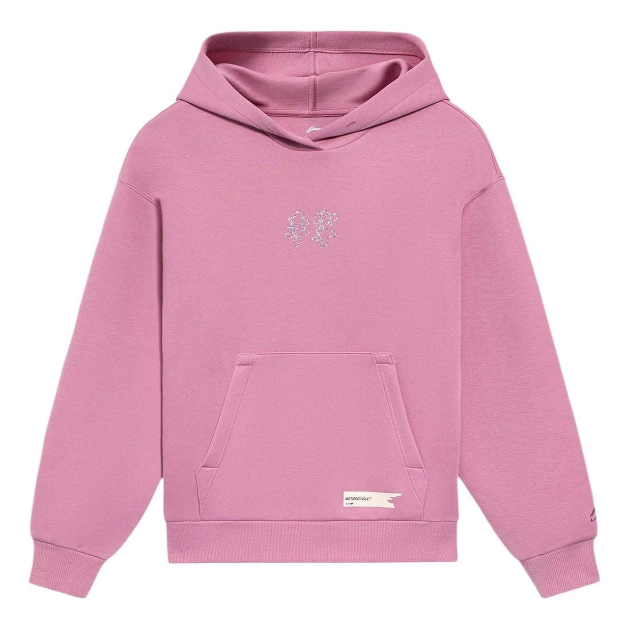 (WMNS) Li-Ning Logo Hoodie 'Pink' AWDS046-7