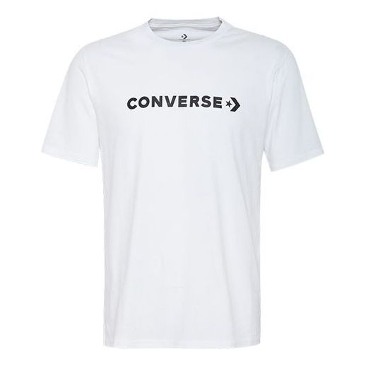 Converse Star Chevron Wordmark T-Shirt 'White' 10017455-A02