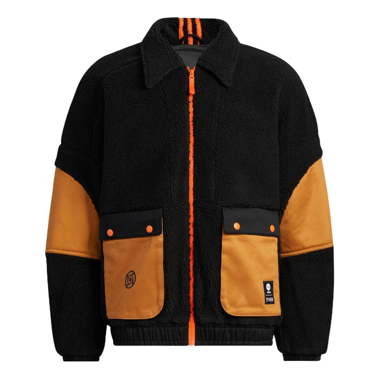 adidas Neo x Jujutsu Kaisen Jackets 'Black Orange' HZ2426