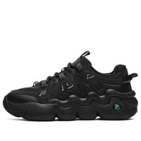 (WMNS) FILA Panini We Velour Retro Basketball Shoes 'Black' F12W242127FBK