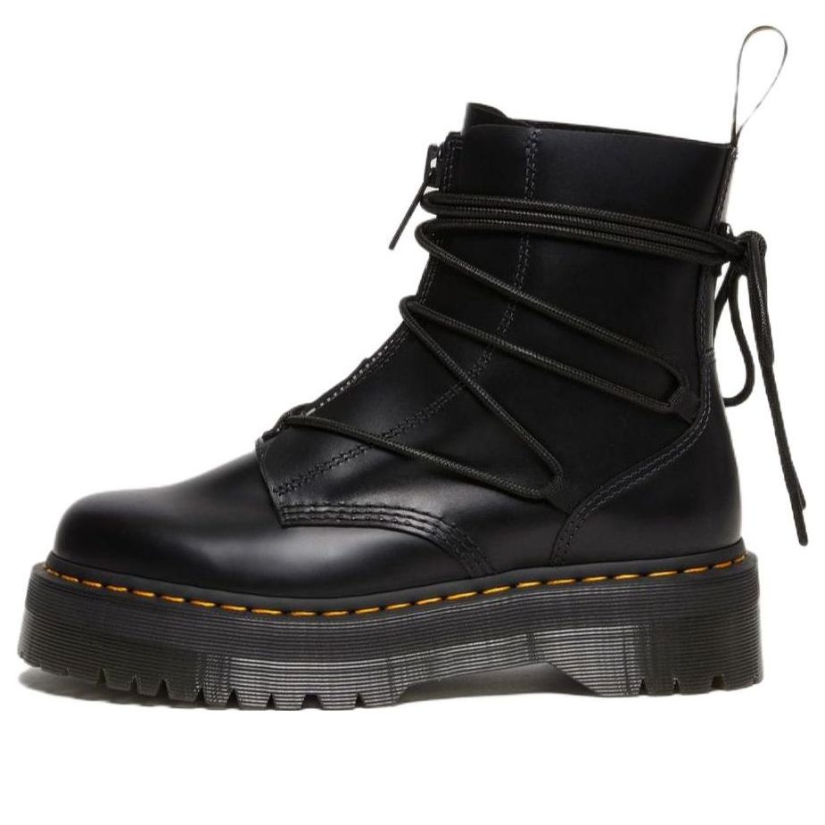 Dr. Martens Jarrick II Laced Leather Platform Boots 'Black' 27662001
