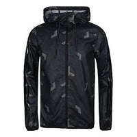 adidas neo Men Sports Overcoat Wind-Proof Jacket Black DM2156
