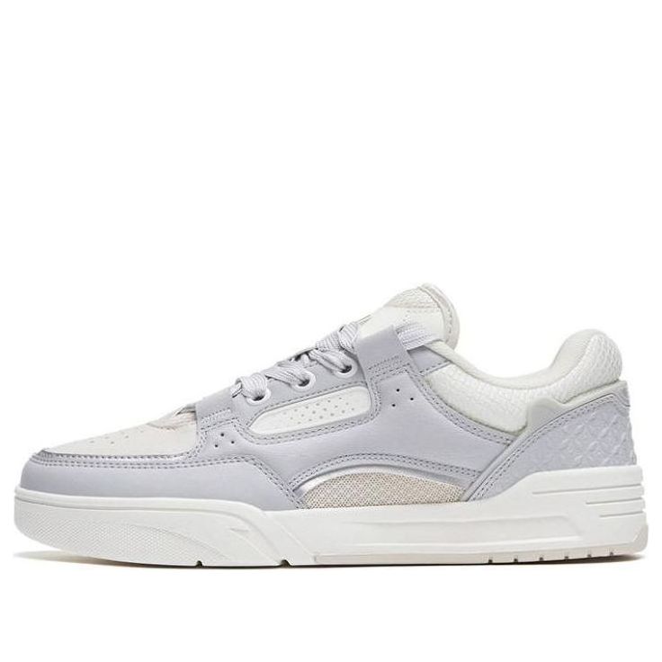 (WMNS) ANTA A-Flashfoam Low 'Grey White' 122318040-1
