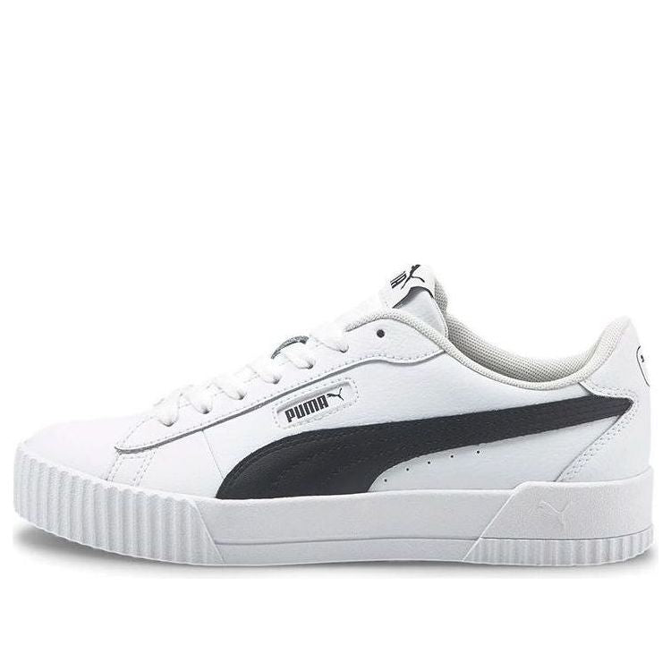 (WMNS) PUMA Carina Crew 'White Black' 374903-05