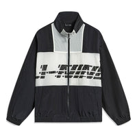 Li-Ning Windbreaker Athletic Jacket 'Black White' AJDT405-1