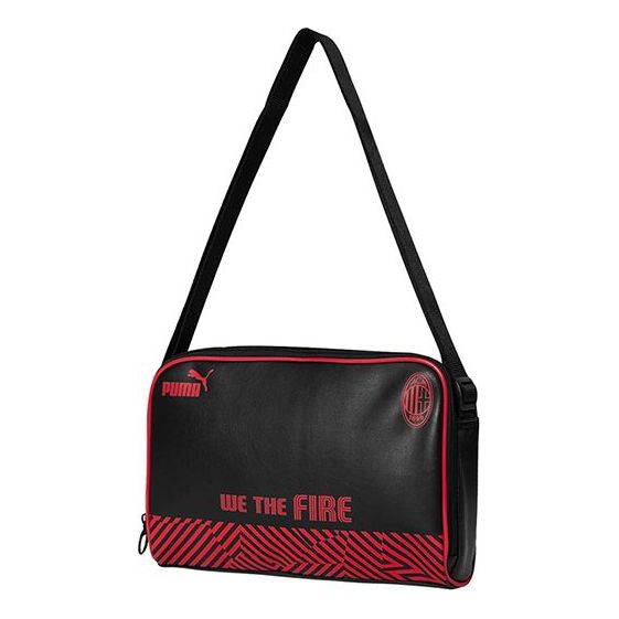 PUMA AC Milan Reporter Bag 'Black Red' 07827005