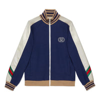 Gucci Wool Track Jacket 'Blue' 706418-XJET0-4030