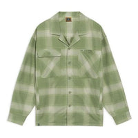 Li-Ning BAD FIVE Sports Basketball Series Plaid Loose Shirt 'Green White' ASHR195-2