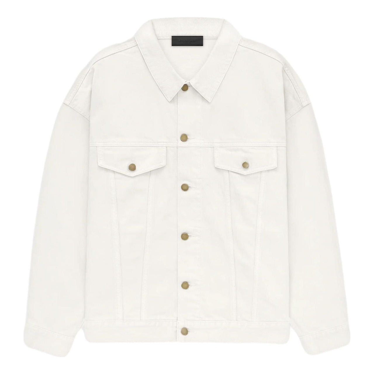 Fear of God Essentials FW23 Denim Jacket 'Cloud Dancer' 202BT234271F