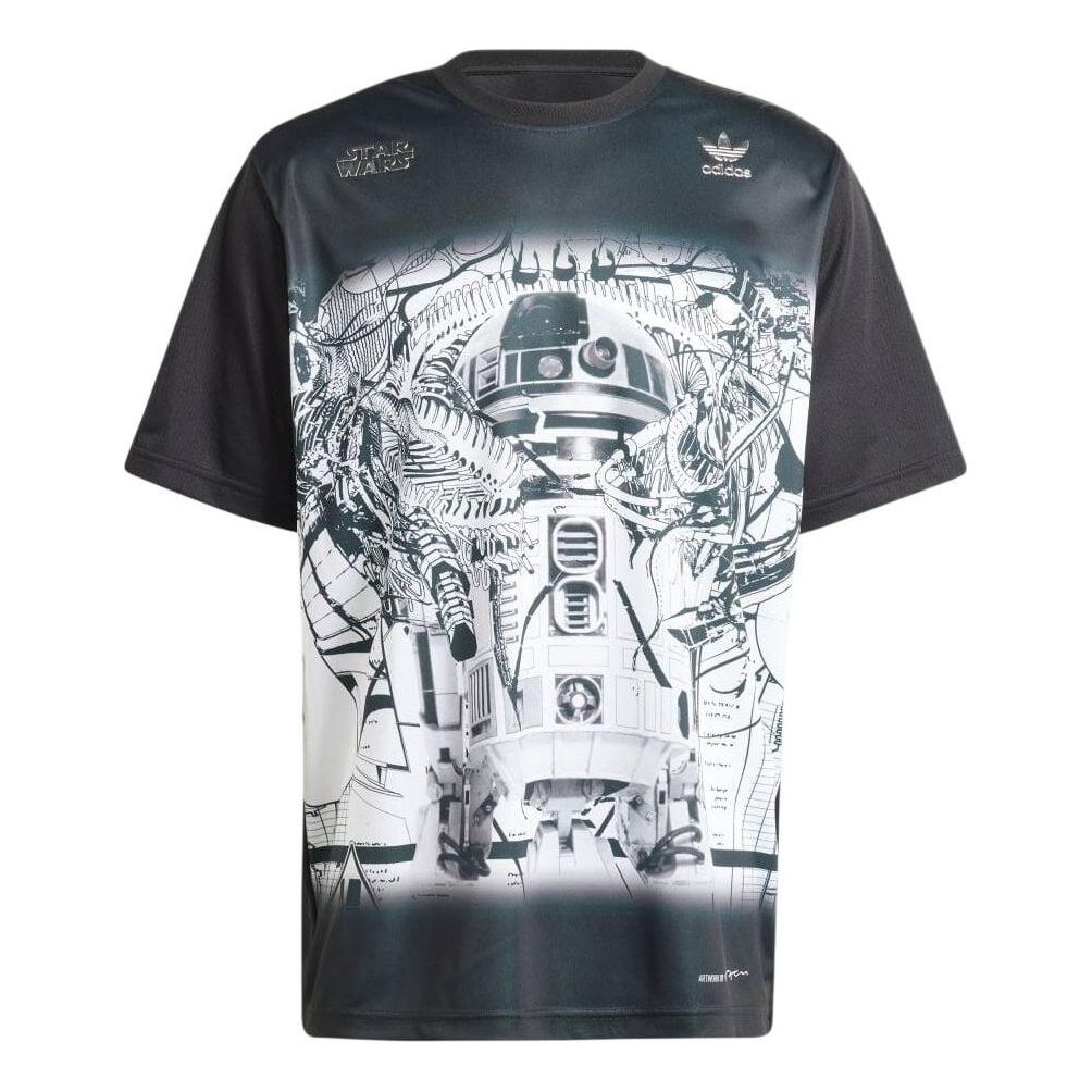 adidas x Star Wars Nanzuka Graphic T-shirt Asia Sizing 'Black' IV9469